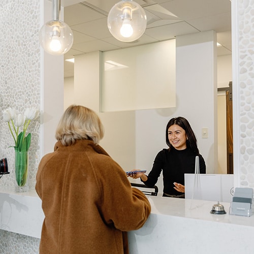 Front desk Family Dental in Glenview, IL